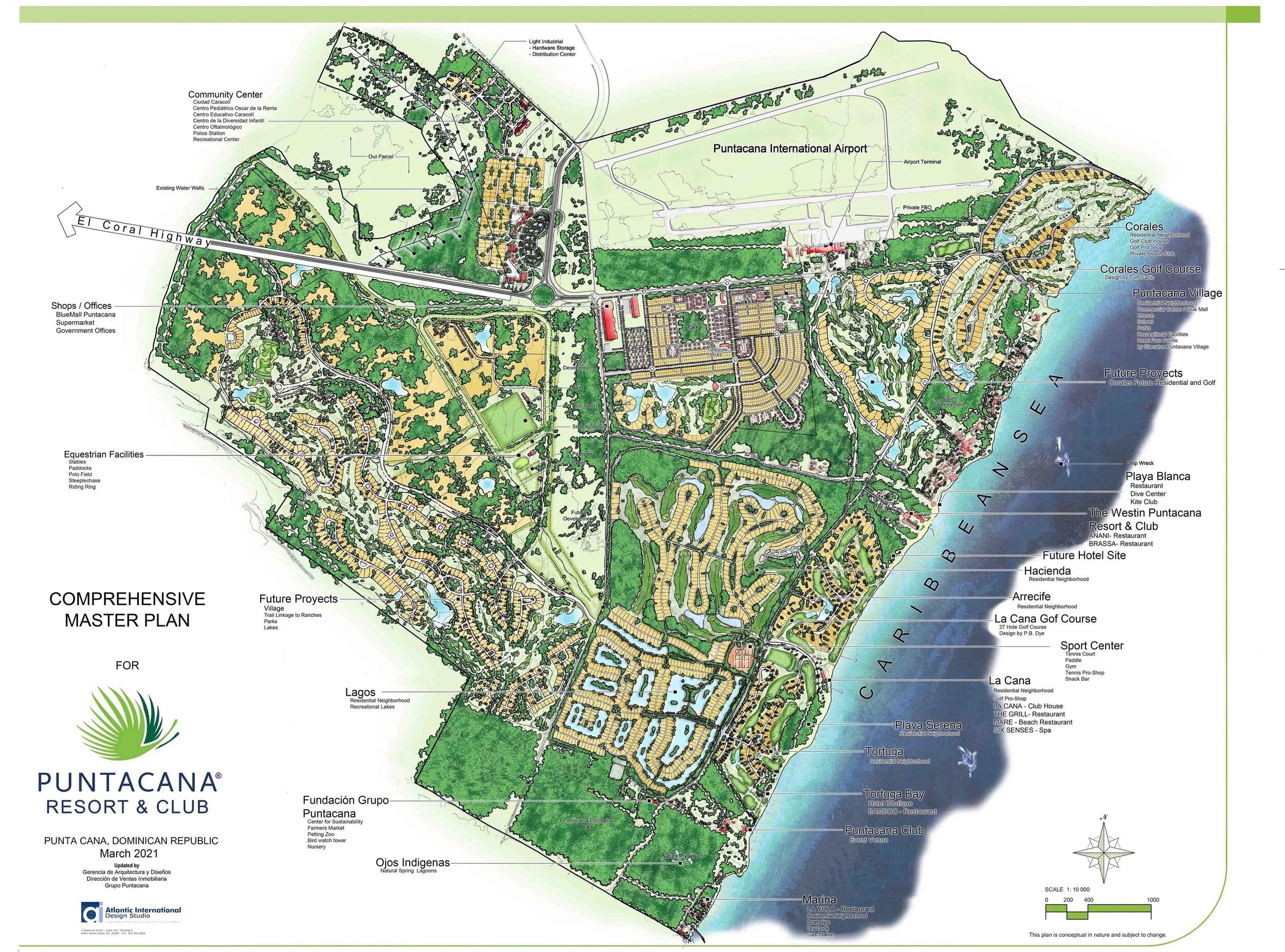 Puntacana Resort and Club master plan site map